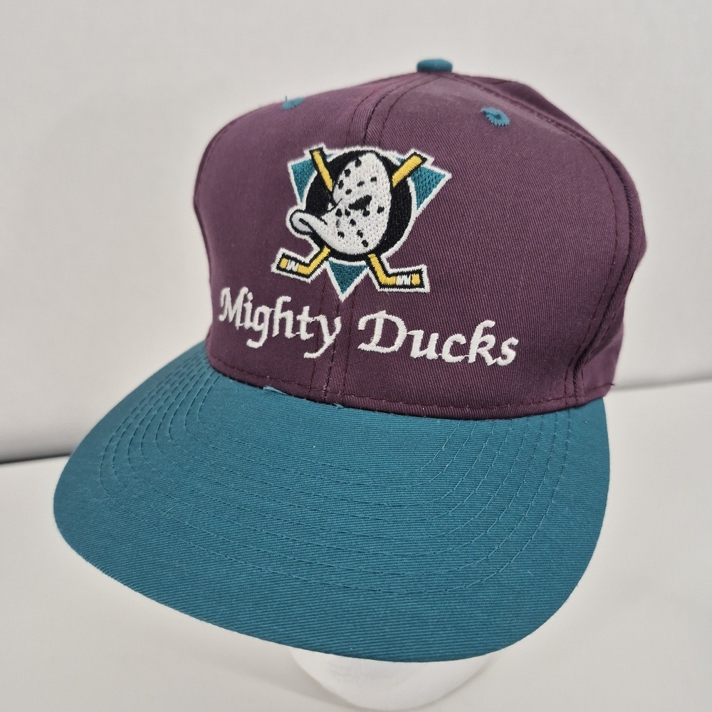Anaheim Mighty Ducks Snapback Hat CCM VINTAGE